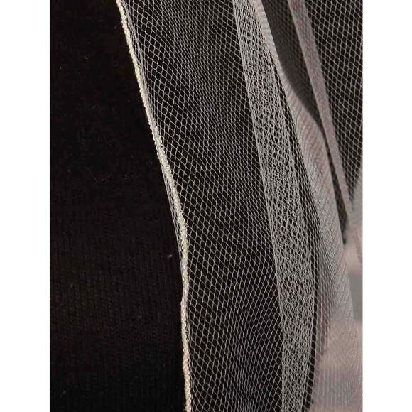 Your Dream Dress S42VL Diamond White Fingertip Length Pencil Edge Bridal Veil main image 5